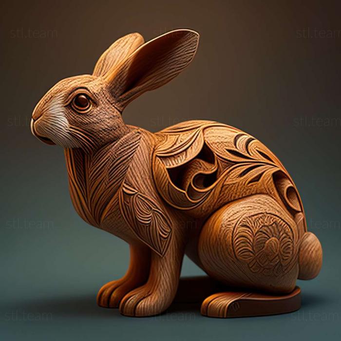 3D модель Кролик (STL)